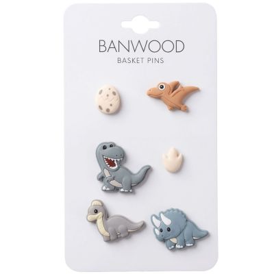 Pins pour panier de vélo Dinosaures Banwood