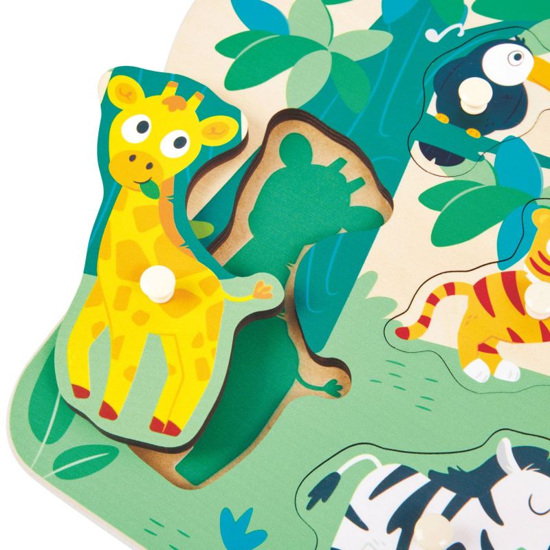 Puzzle à boutons jungle Hape Produit 3