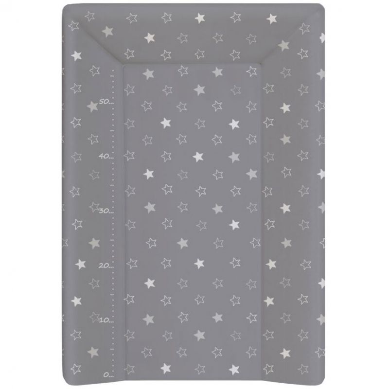 Matelas à langer Luxe avec toise étoiles gris (50 x 70 cm) Babycalin