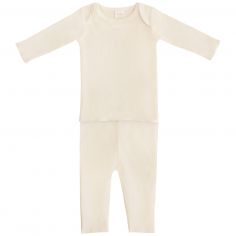 Ensemble 2 pièces Ivory (3-6 mois) - Mushie