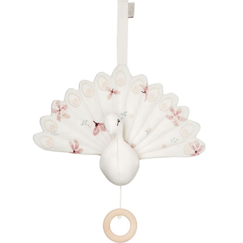 Mobile musical Paon Windflower Creme Cam Cam Copenhagen