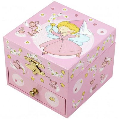 Coffret cube musical Fée et étoile Trousselier