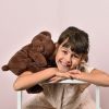 Sac bandoulière Doudou Ours marron glacé (30 cm) Doudou et Compagnie Ambiance 5