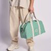 Sac à langer Charlie Rayures Fines Vert Hindbag Ambiance 1