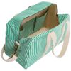 Sac à langer Charlie Rayures Fines Vert Hindbag Produit ouvert 5