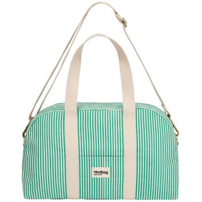 Sac à langer Charlie Rayures Fines Vert