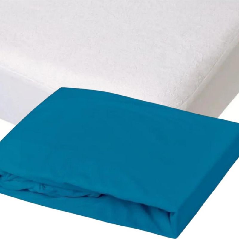 Lot alèse et drap housse canard (70 x 140 cm) Domiva