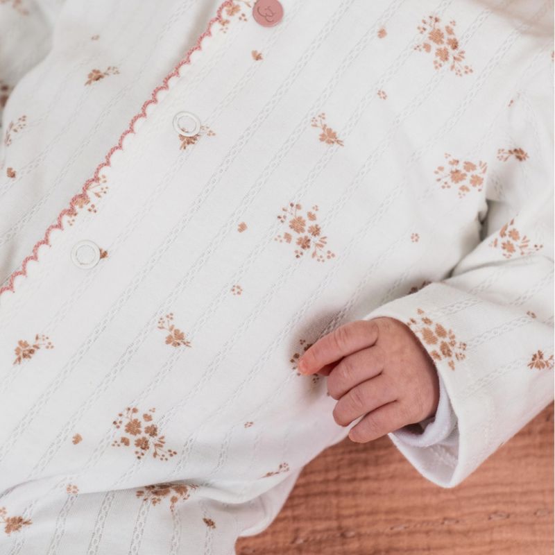 Lot de 2 pyjamas Jersey Vintage flowers (naissance) Noukie's Ambiance 7