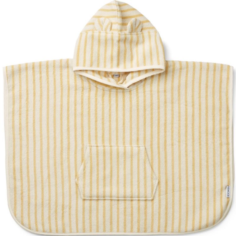 Poncho de bain Izzy Stripe jojoba creme de la creme (3-4 ans) Liewood