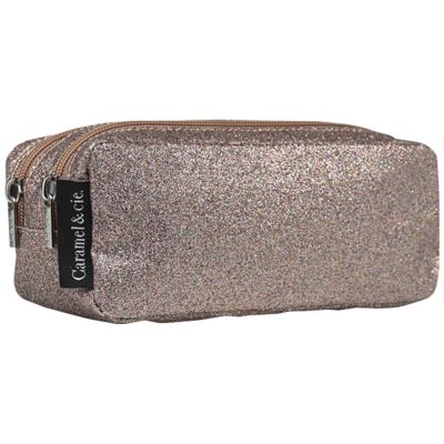 Trousse scolaire double Cooper Glitter