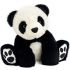 Peluche panda So Chic noir (35 cm) - Histoire d'Ours
