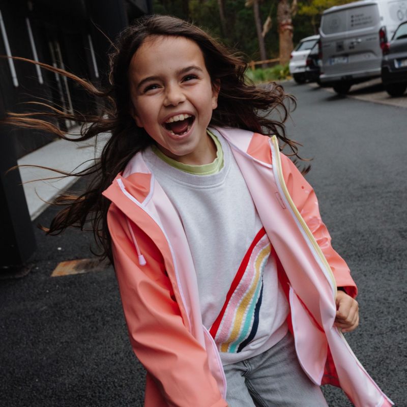Ciré de pluie Pink (4-6 ans) Hello Hossy Ambiance 5