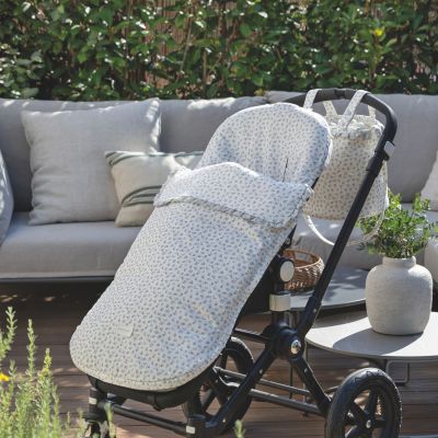 Chancelière mi-saison Little Bloom Fleurs Gris (TOG 2,5)