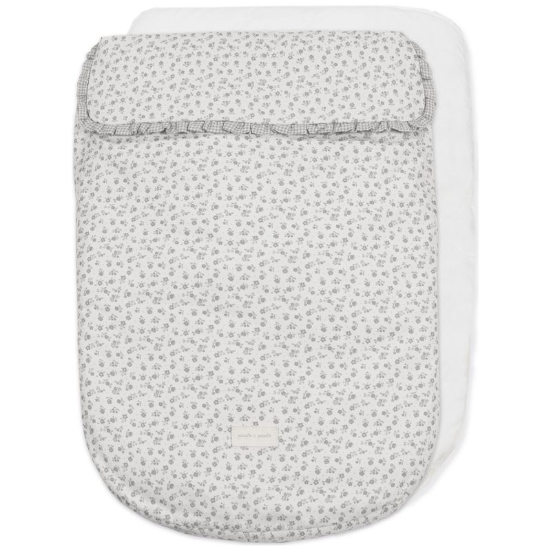 Chancelière mi-saison Little Bloom Fleurs Gris (TOG 2,5) Pasito a pasito Produit 5