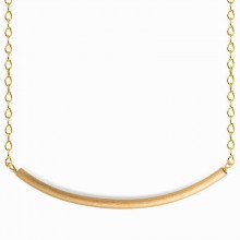 Bracelet chaîne Linear arc (vermeil doré)  par Coquine