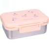 Lunch box inox 2 compartiments Cerises rose Kidzroom Produit 1
