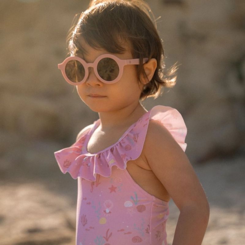 Lunettes de soleil Round Light Pink Little Dutch Ambiance 2