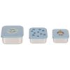 Lot de 3 petites boîtes à goûter inox Pattern Part Lässig Produit 3