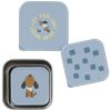 Lot de 3 petites boîtes à goûter inox Pattern Part Lässig Produit 4