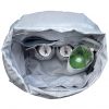 Sac à dos à langer en polyester recyclé gris Outdoor Green Label  par Lässig 