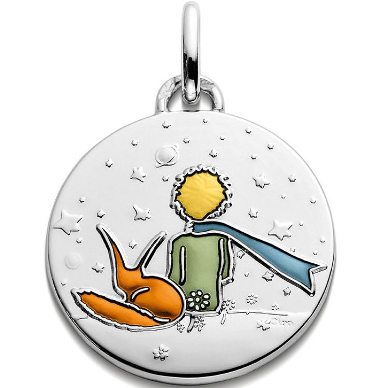 Médaille Le Petit Prince et le renard (argent 925°) Monnaie de Paris