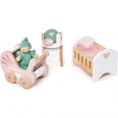 Chambre de bébé pour maison de poupée - Tender Leaf