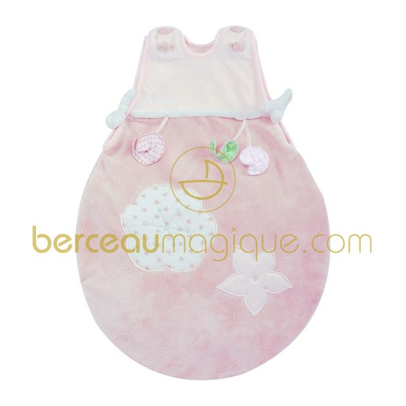Gigoteuse Lilirose rose (70 cm) avec mini jouet Kaloo