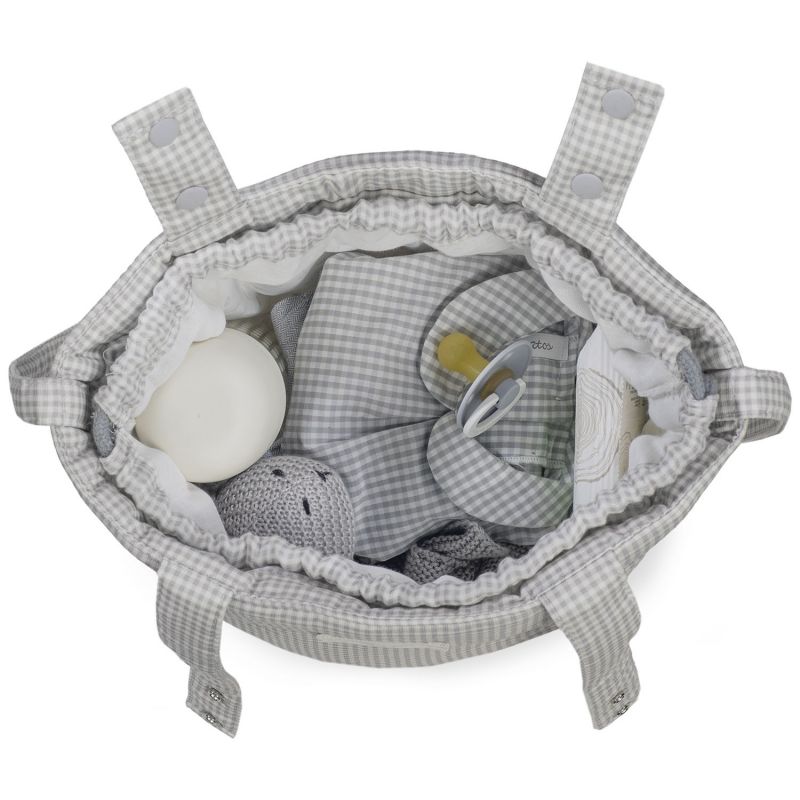 Sac Bucket Little Bloom Vichy Gris Pasito a pasito Produit 5