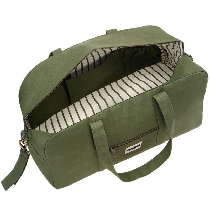 Sac à langer Basile Olive Hindbag Produit ouvert 4