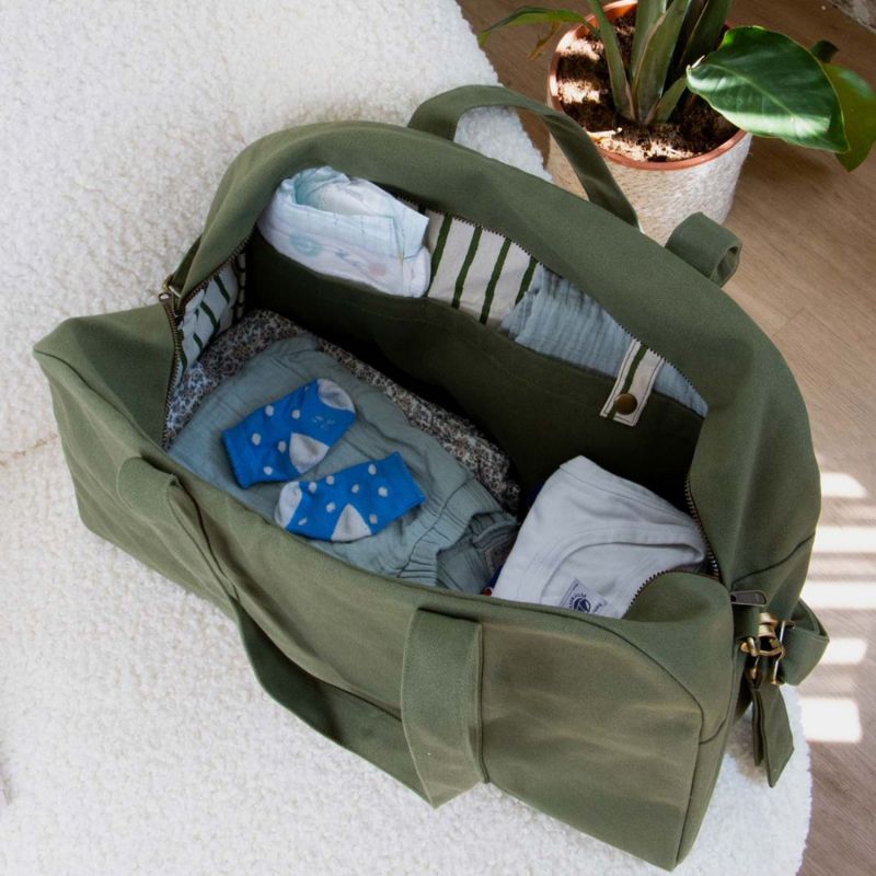 Sac à langer Basile Olive Hindbag Ambiance 5