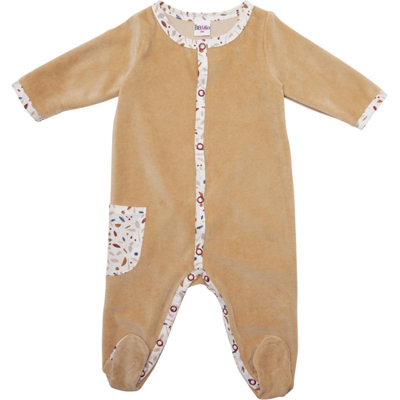 Pyjama en velours Portofino (3 mois) BB & Co
