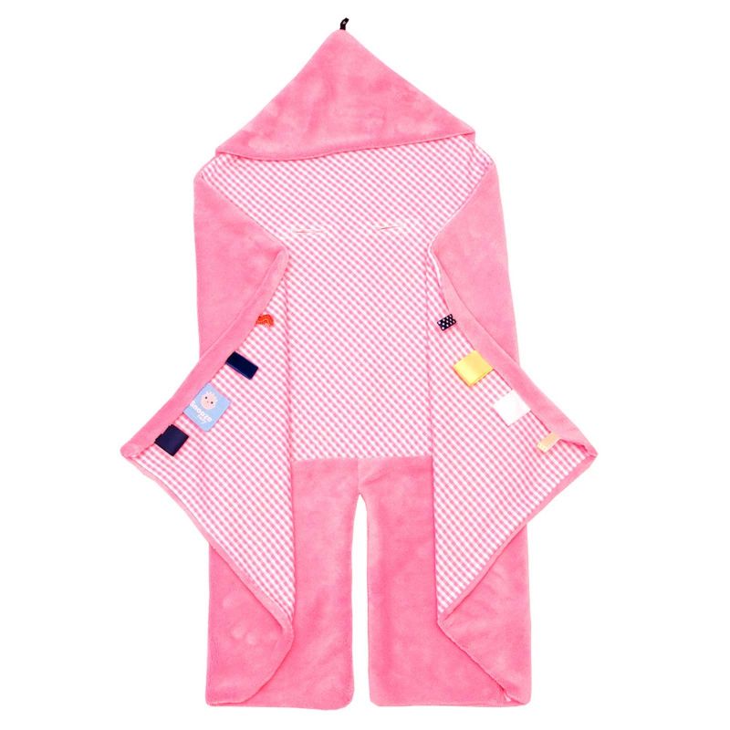 Couverture nomade Trendy wrapping Elephant pink (0-12 mois) Snoozebaby