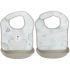 Lot de 2 bavoirs plastifiés Natural Baby Lapin beige - Tuc Tuc Lot de 2 bavoirs plastifiés Natural Baby Lapin beige - Tuc Tuc