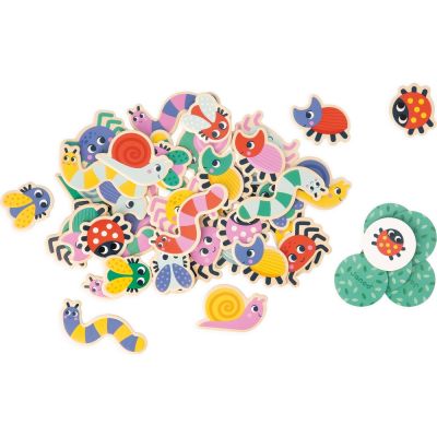 Jeu de mémoire cherche et trouve Le jardin (42 pièces) - Reconditionné Janod 