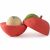 Variation Rouge du produit Jouet à empiler et balle hochet Apple de la marque Oli & Carol