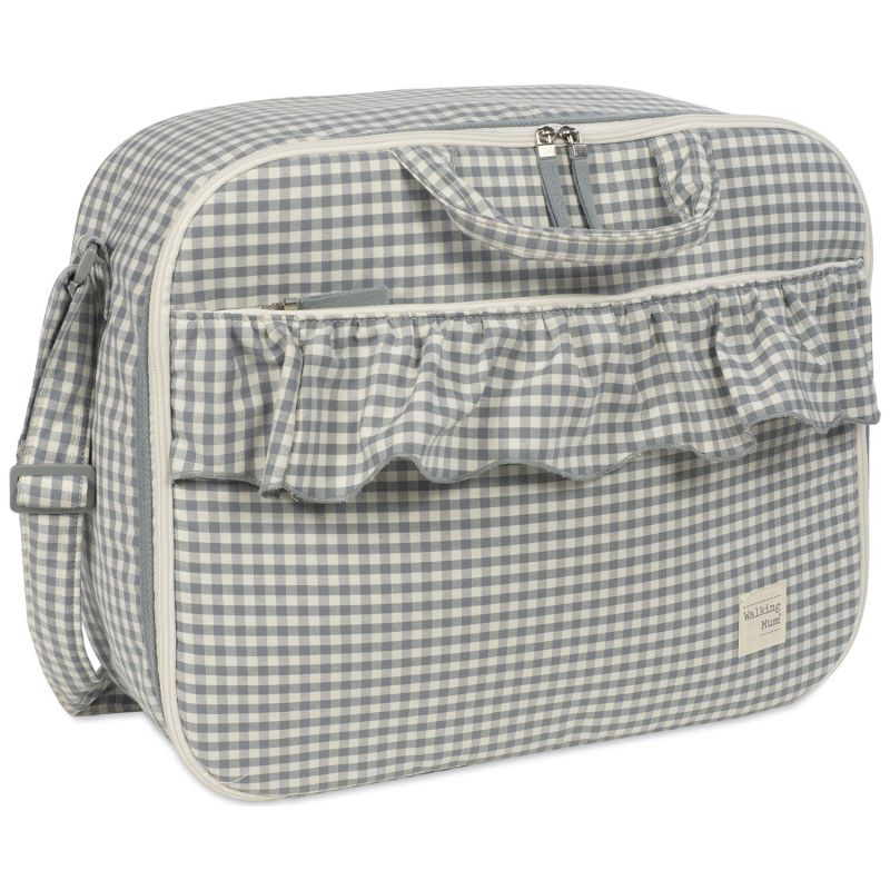 Valise de maternité Praliné Vichy Matcha Walking Mum Produit 1