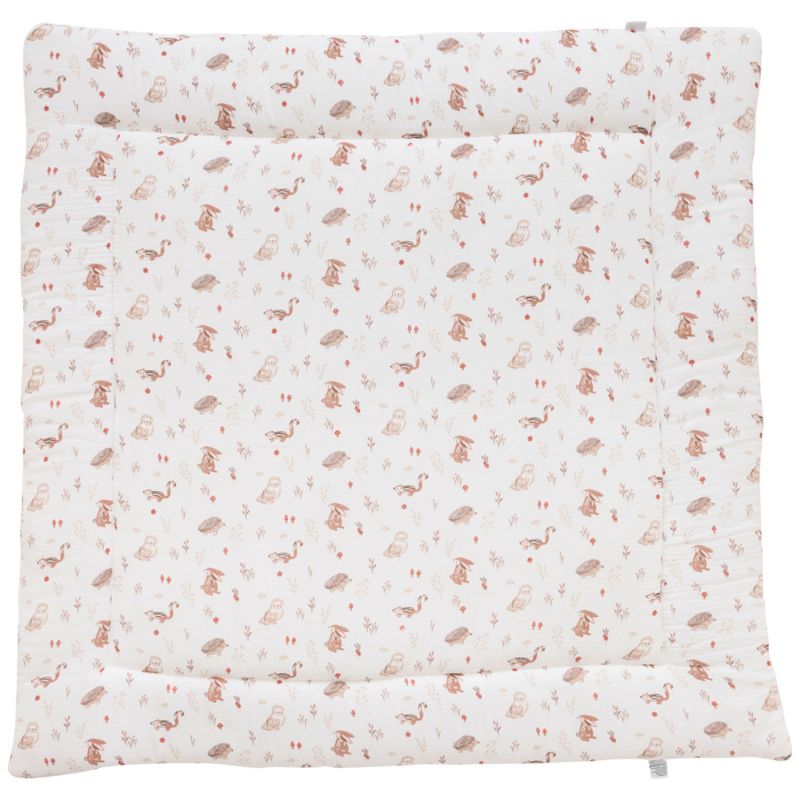 Tapis de jeu réversible et fond de parc clairière et microfibre blanc (100x100 cm) BB & Co Produit 3