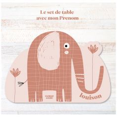 Set de table Sofia Éléphant personnalisable - Charlie et Suzie