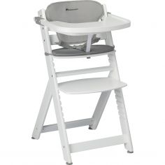 Chaise haute évolutive Timba White avec coussin - Bébé Confort