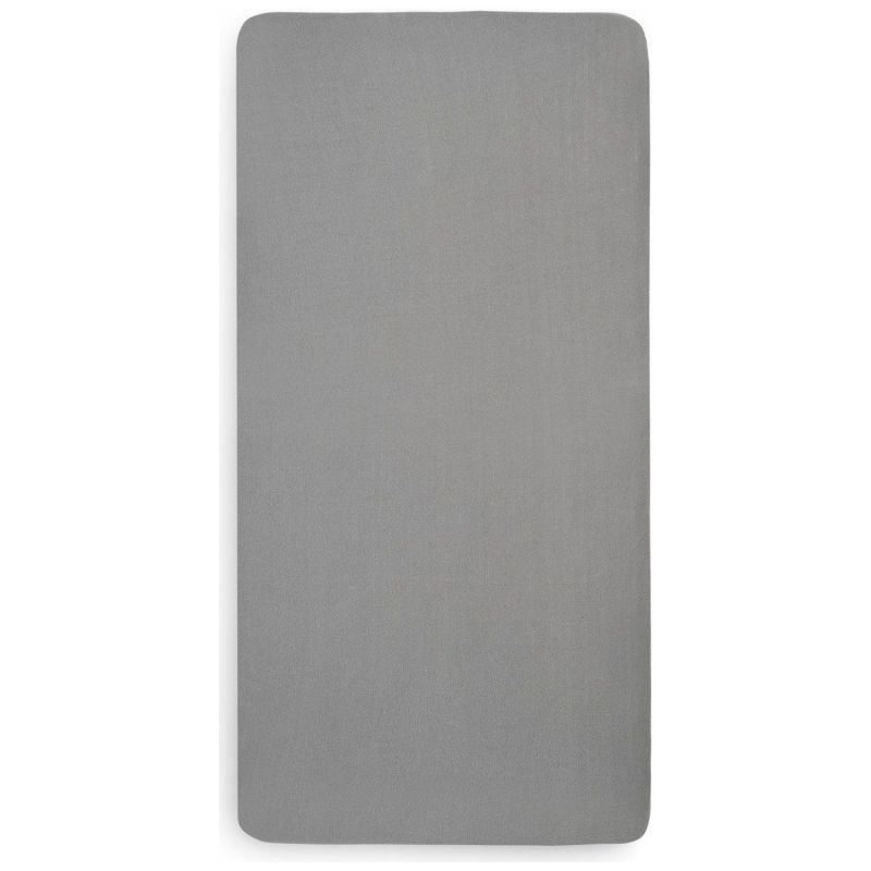 Drap housse en jersey Storm Grey (60 x 120 cm) Jollein Produit 3