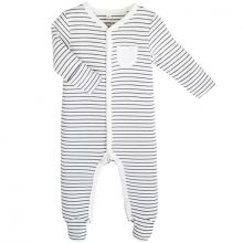 Pyjama chaud rayé (6-9 mois)  par MORI