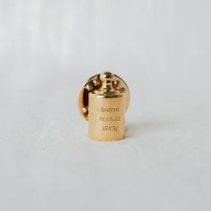 Pins Mon Petit Poids personnalisable (plaqué or jaune) - Mon Petit Poids