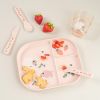 Set de 3 couverts Foodie Tiny farm Rose  par Done by Deer