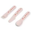 Set de 3 couverts Foodie Tiny farm Rose  par Done by Deer