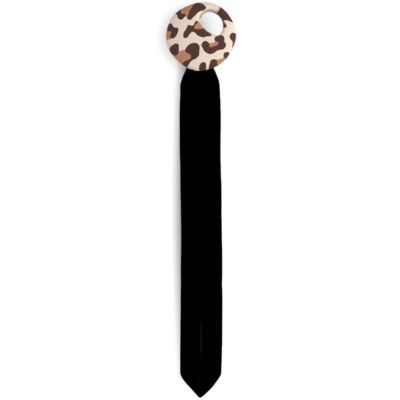 Attache-tétine Pebble Black Graouu Elhée