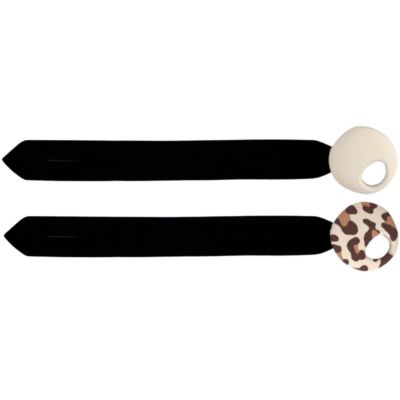 Attache-tétine Pebble Black Graouu