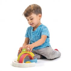 Arc-en-ciel à empiler en bois