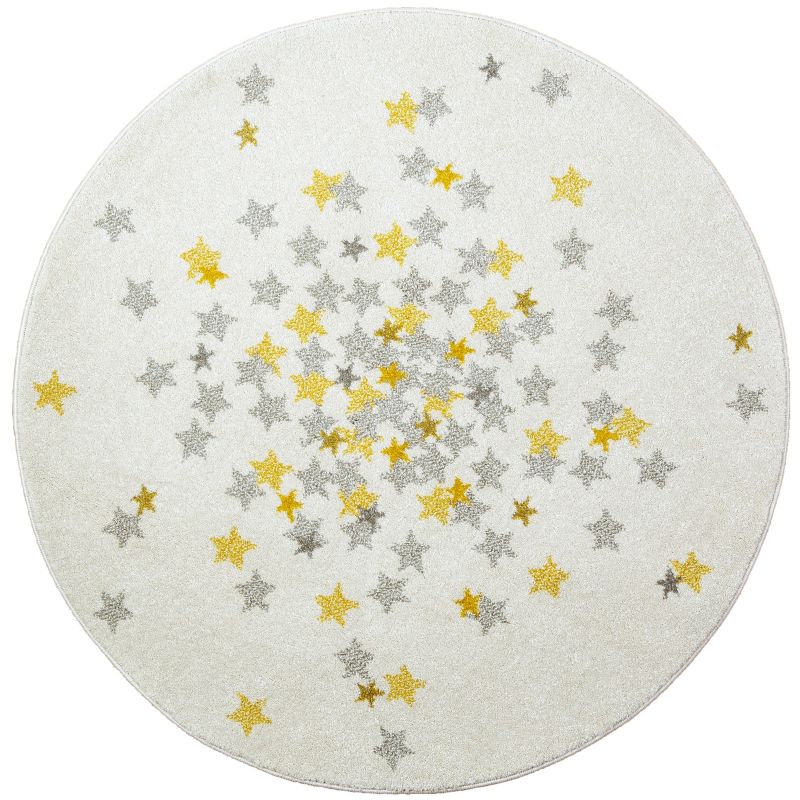 Tapis rond étoile Nova (120 cm) AFKliving