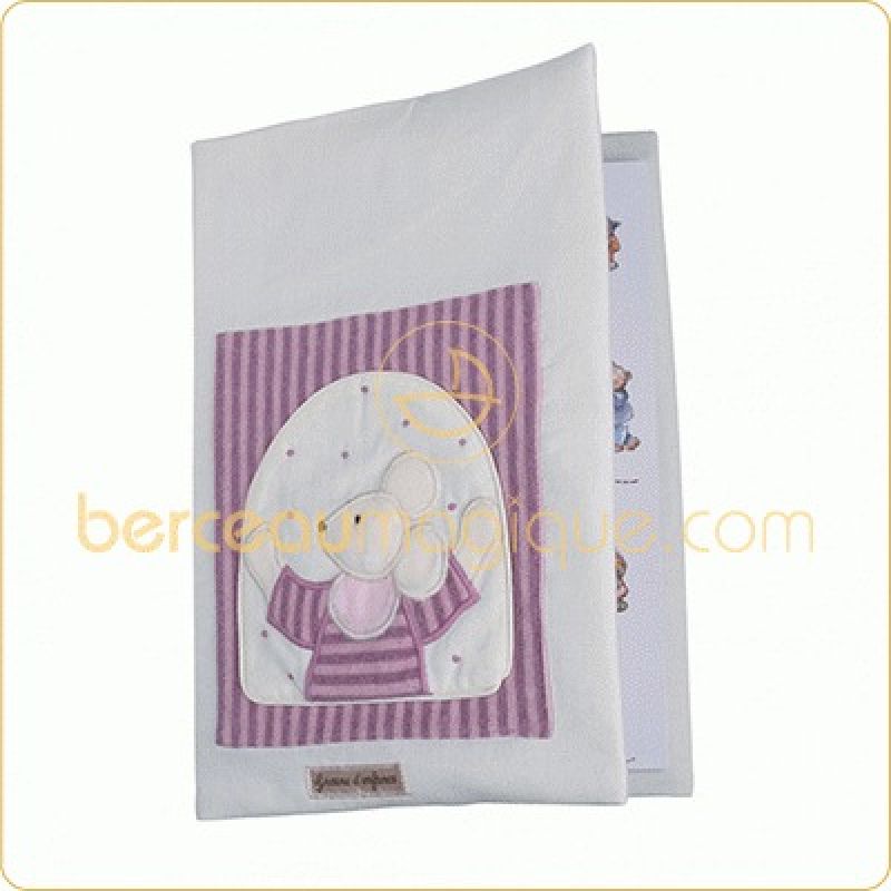 Livre de naissance Souris rose (Sans broderie) Moulin Roty