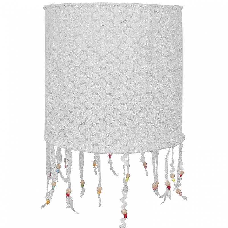 Suspension lampion en tissu Crochet perles Taftan